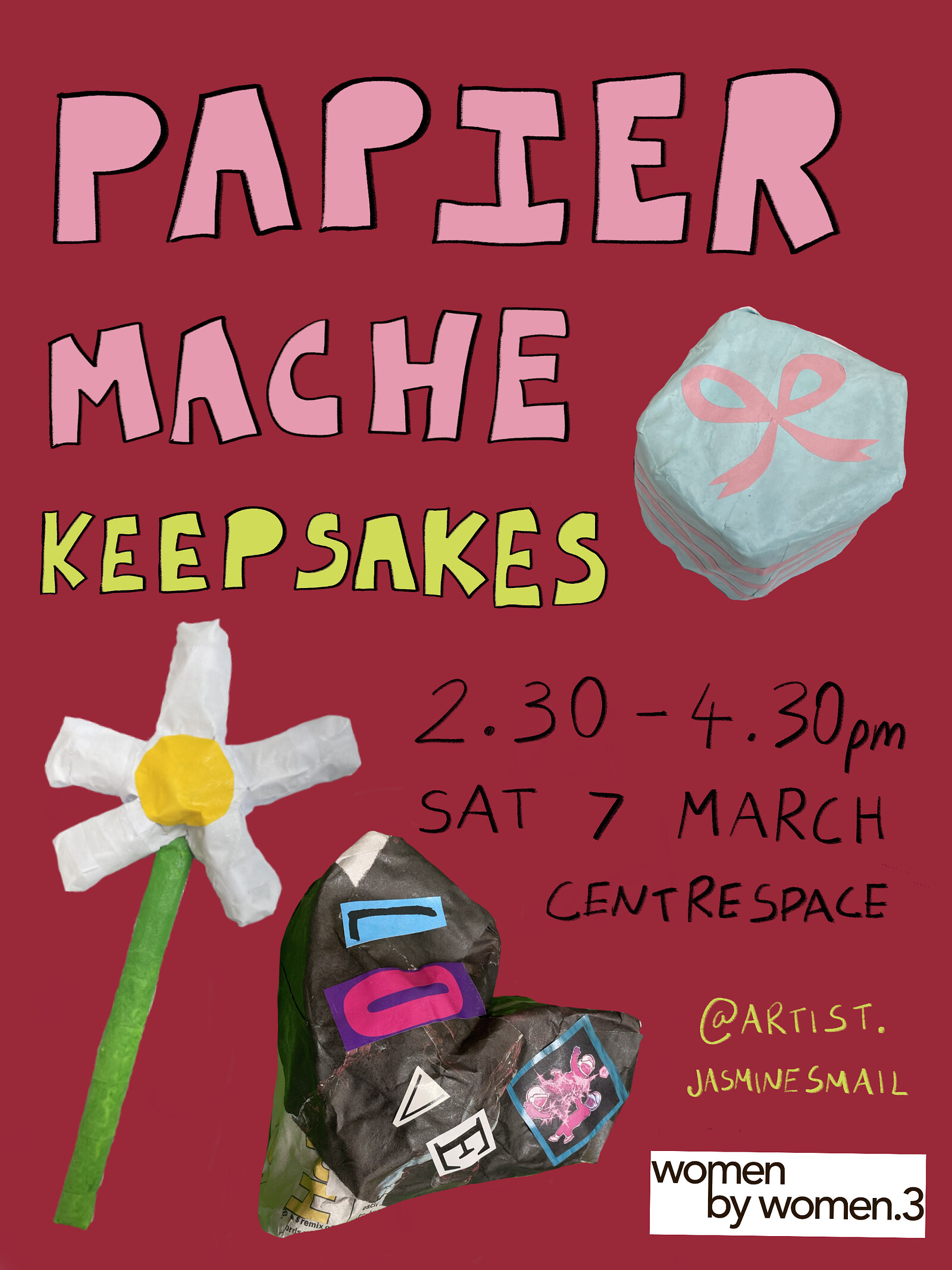 Papier Mache Keepsakes at Centrespace Gallery