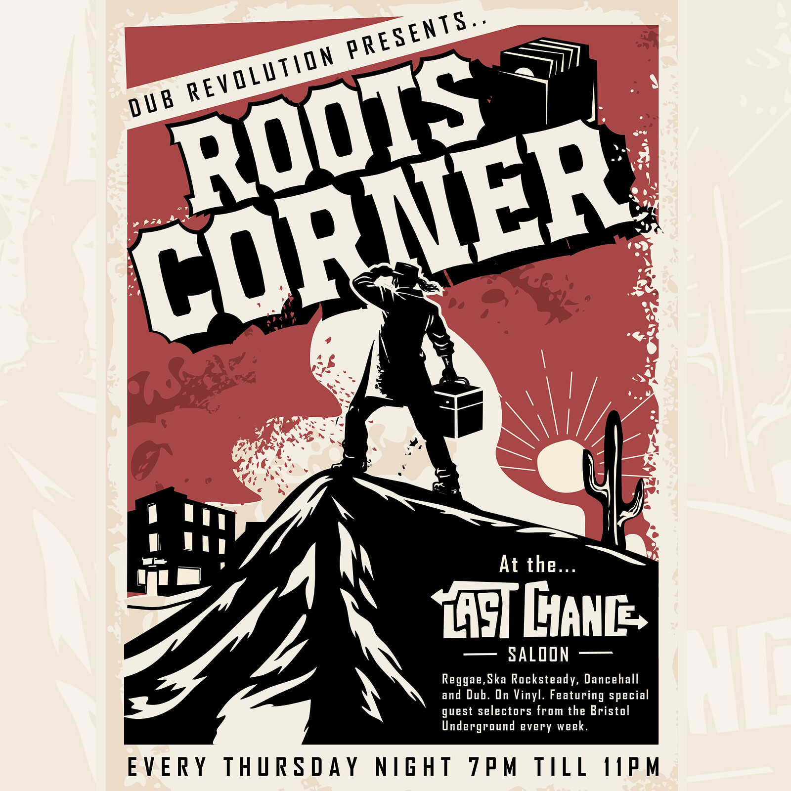 Roots Corner at Last Chance saloon