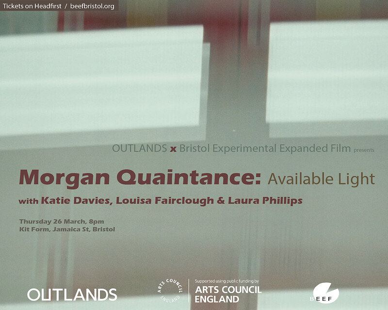 Morgan Quaintance: Available Light at KIT FORM