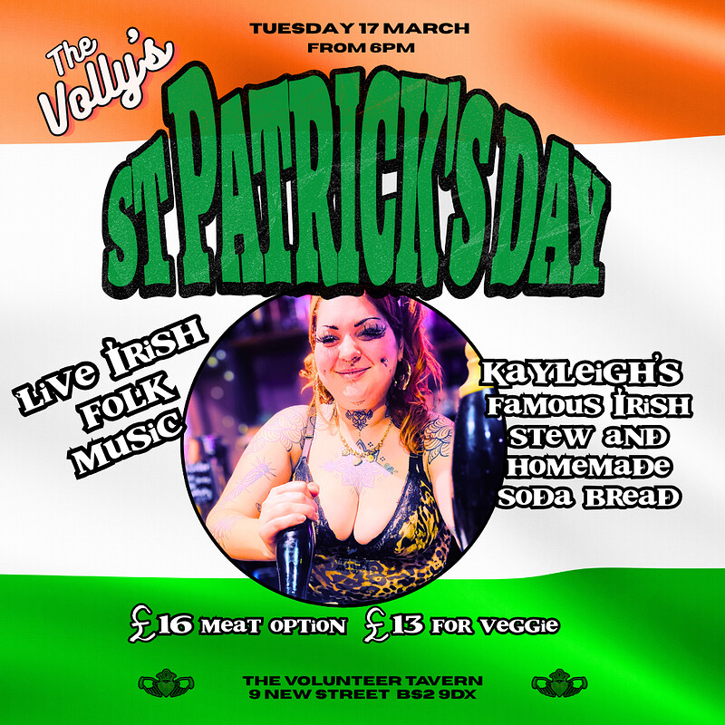 ☘ St. Patrick’s Day Special ☘ at Volunteer Tavern
