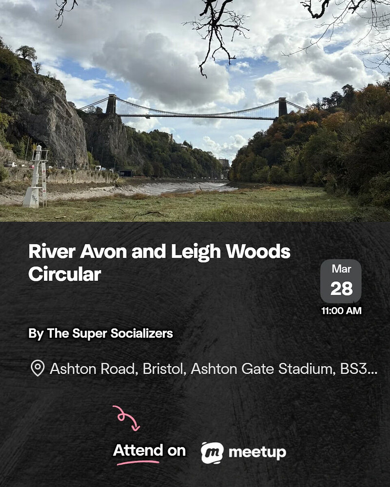 River Avon & Leigh Woods Walk | Bristol Social Hike at Ashton Gate Stadium