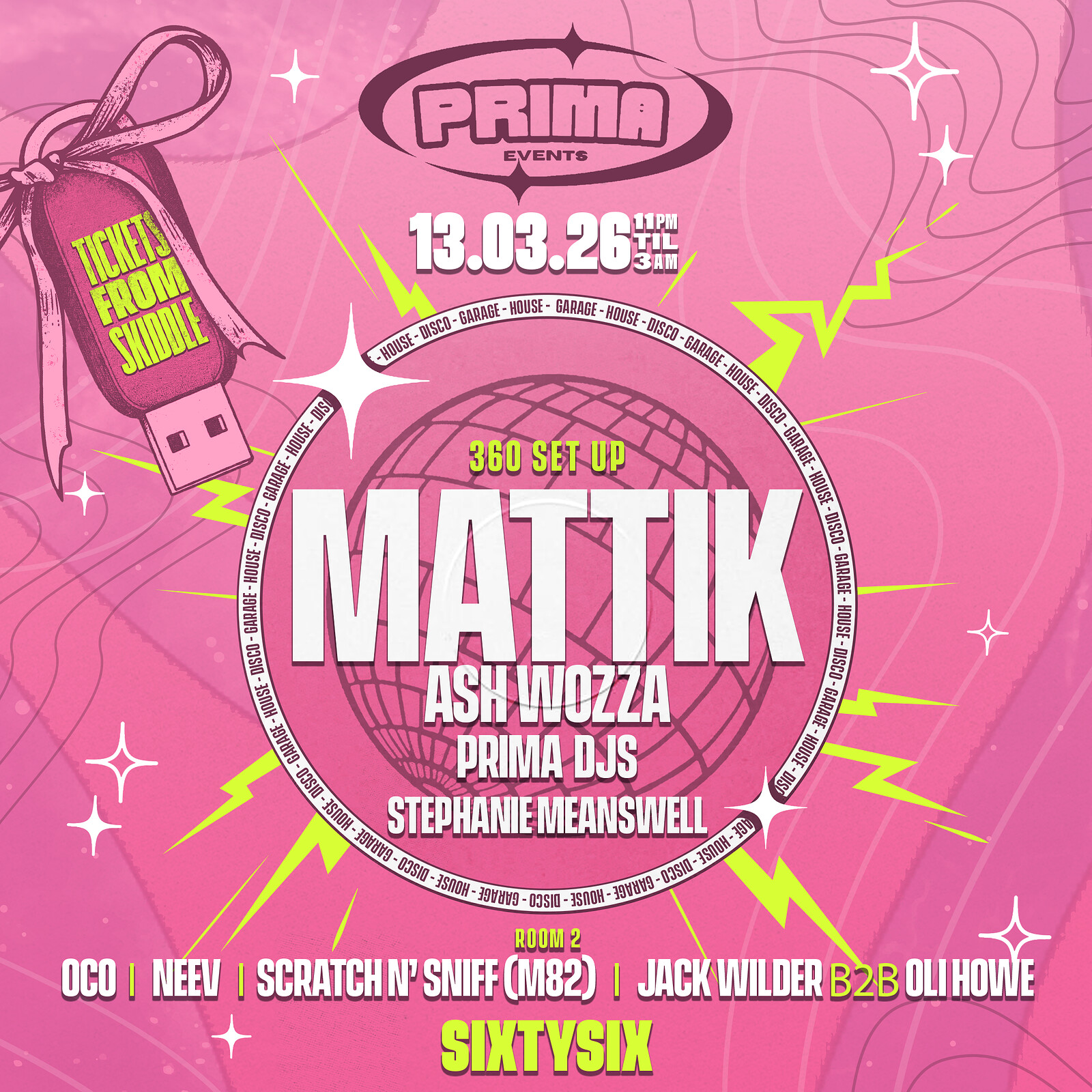 Prima Events w/ Mattik at SixtySix