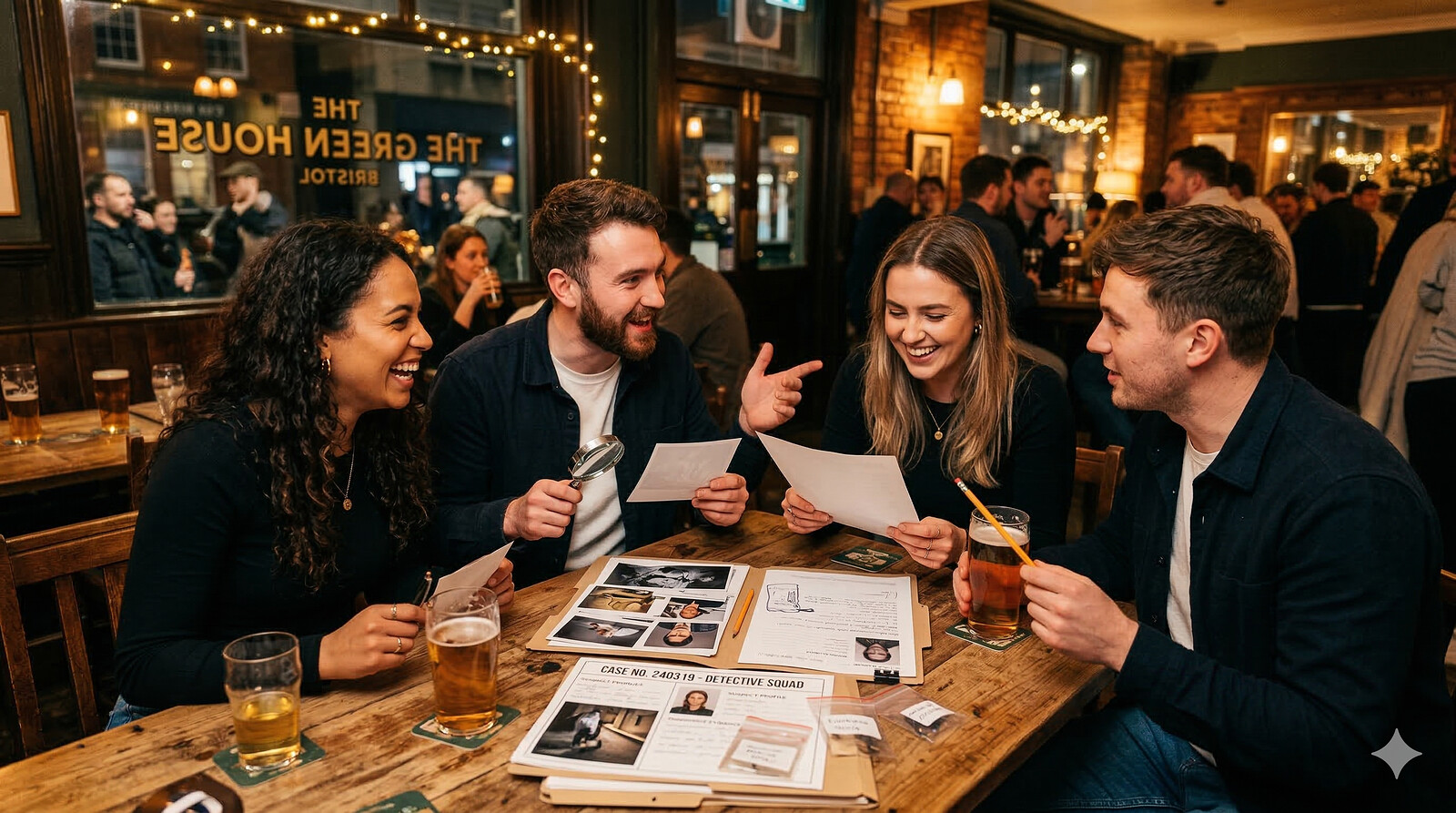 Murder Mystery Night — Solve a Real Case | Bristol Pub Social at Green house
