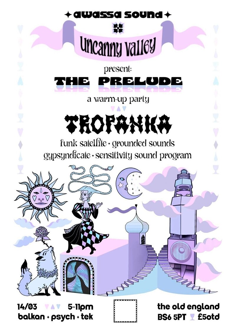 Uncanny Valley Festival Warmup Party - "A Prelude" at The Old England Pub