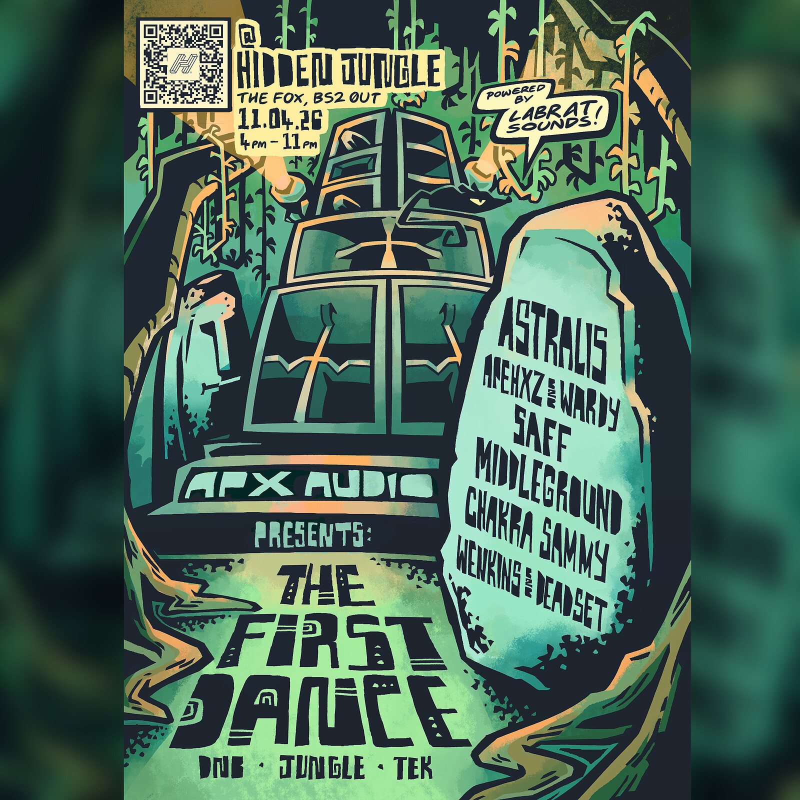 APX Audio x Labrat Soundystem - The First Dance at The Fox / Hidden Jungle