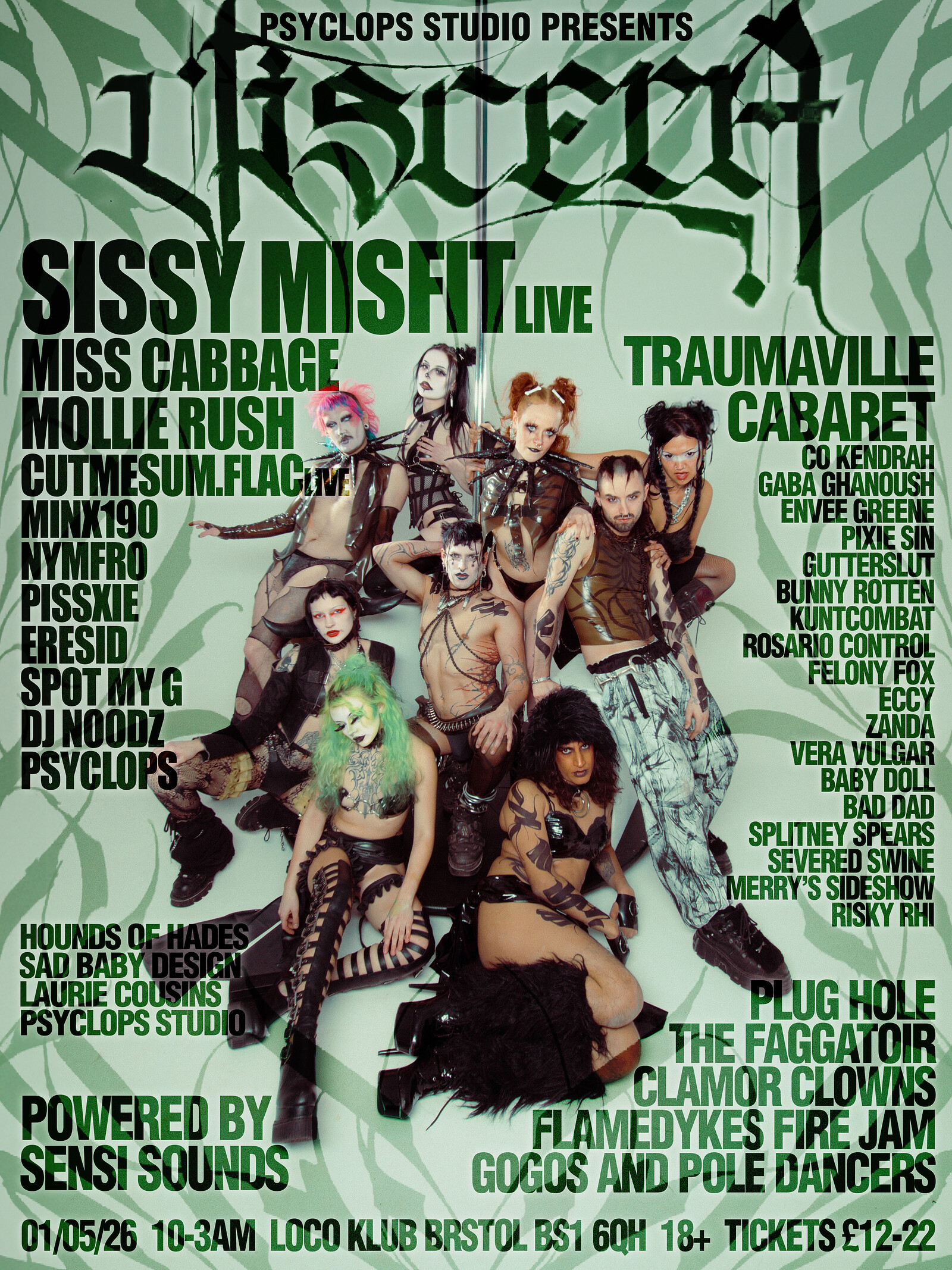 Psyclops Studio presents: VISCERA at Loco Klub