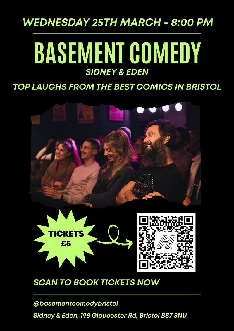 Basement Comedy at Sidney & Eden