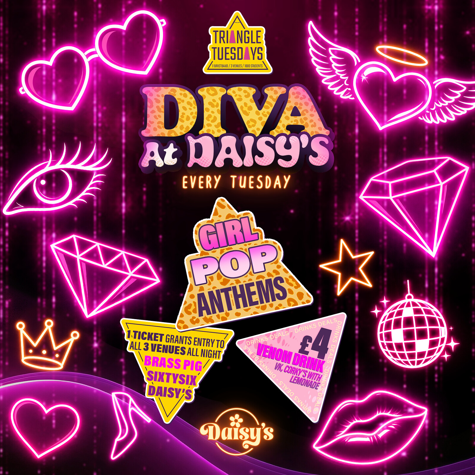 Diva @ Daisy's - Triangle Tuesdays at Daisy's Bristol
