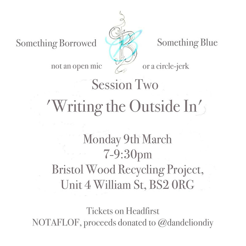 Something Borrowed, Something Blue — Session Two: Writing the Outside In at Bristol Wood Recycling Project