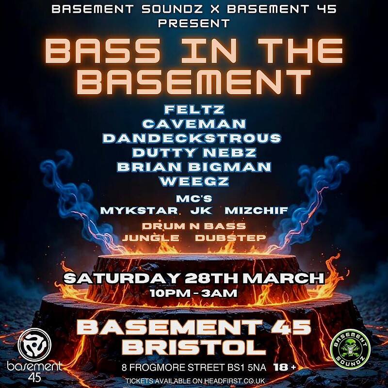 BASS IN THE BASEMENT at Basement 45