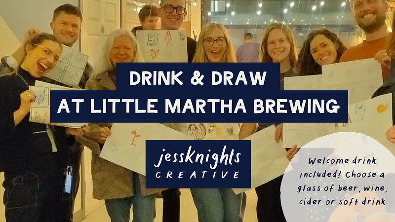 Drink & Draw at Little Martha Brewing at Little Martha Brewing, 23 Oxford St, Bristol BS2 0QT