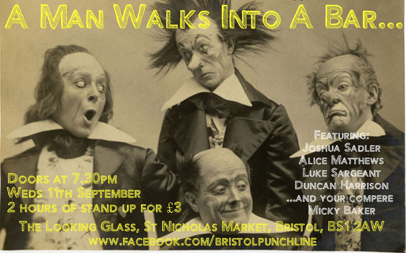 A Man Walks Into A Bar.. at The Looking Glass