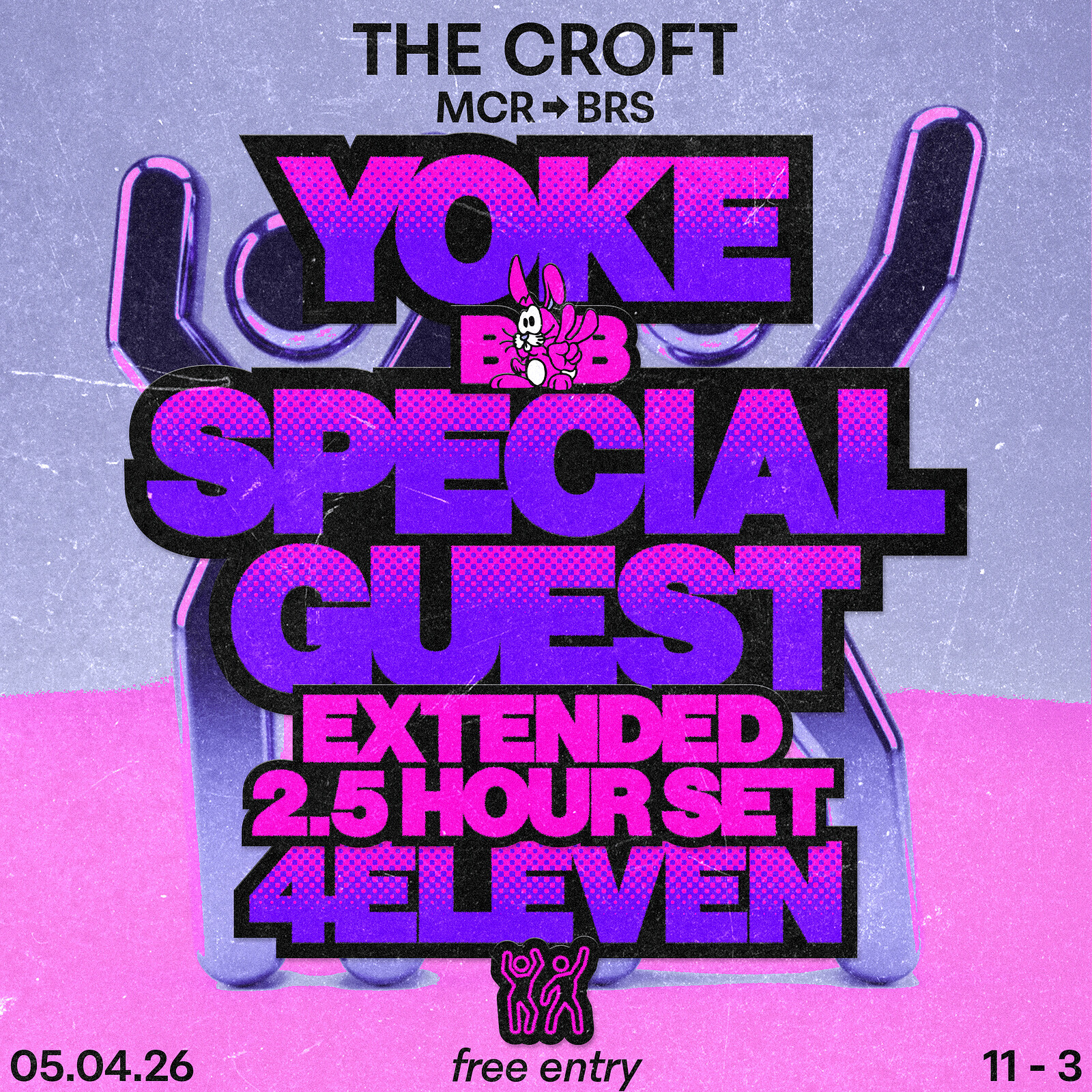 Drawn Out: Yoke B2B Special Guest + 4Eleven at The Croft