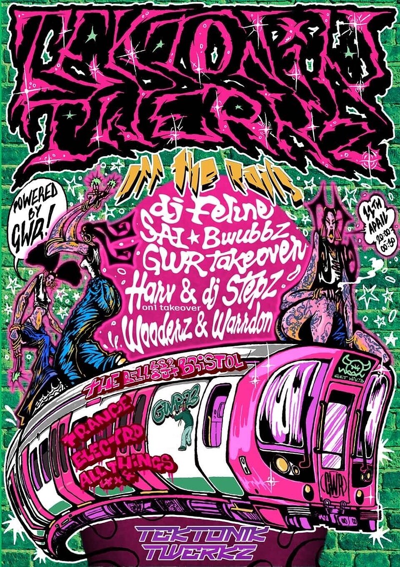 Tektonik Twerkz Presents - Off the Rails at The Bell, Bristol, BS2 8JT