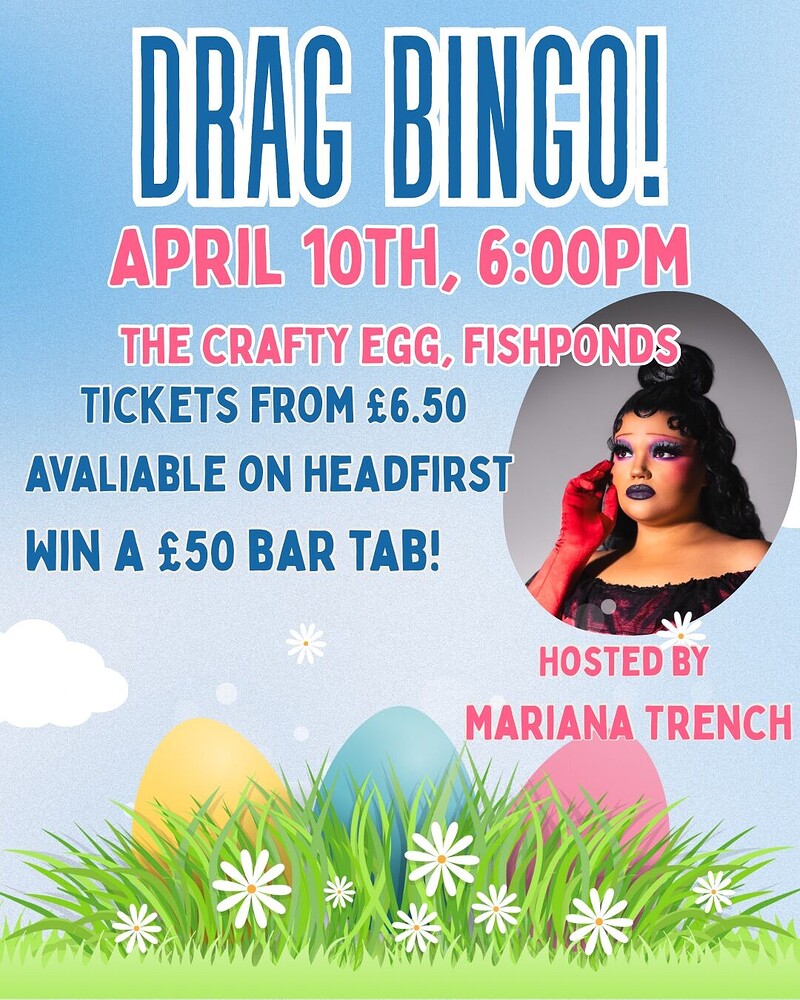 Drag Bingo at The Crafty Egg (Fishponds)
