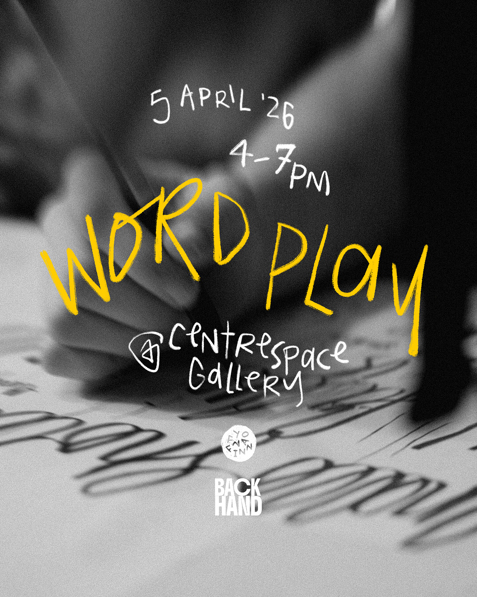WORD PLAY: An Experimental Lettering Workshop at Centrespace Gallery