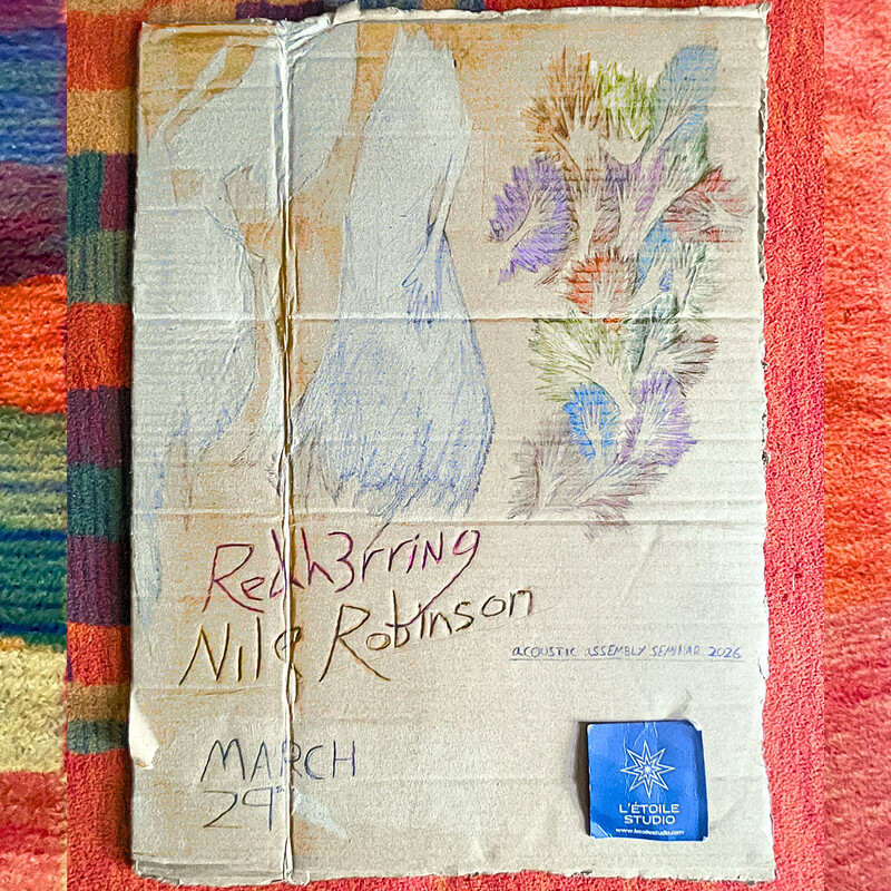 Redh3rring + Nile Robinson at L'Étoile Studio