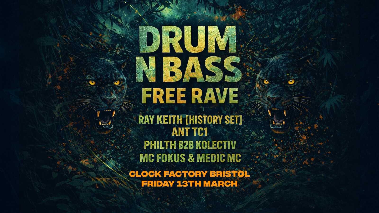 Drum & Bass FREE Rave at Clock Factory