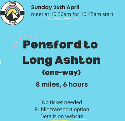 Queer Hiking Bristol: Pensford to Long Ashton at The Rising Sun, Pensford