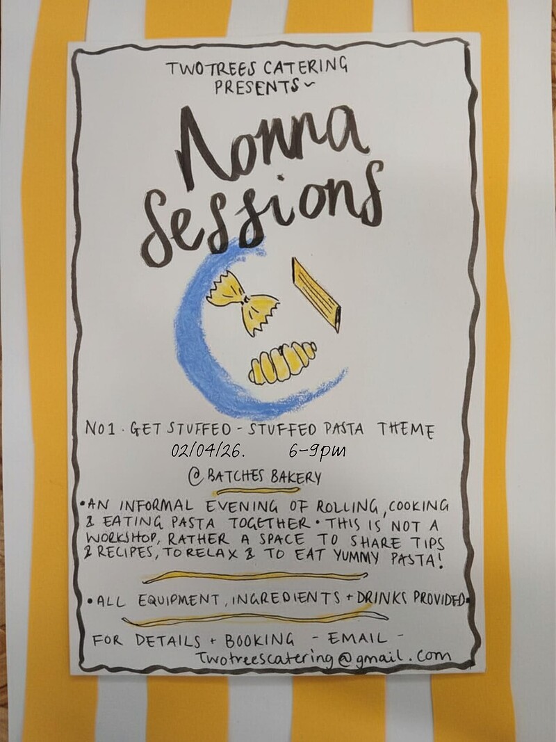 Two Trees Catering Presents: Nonna Sessions at Batches Bakery