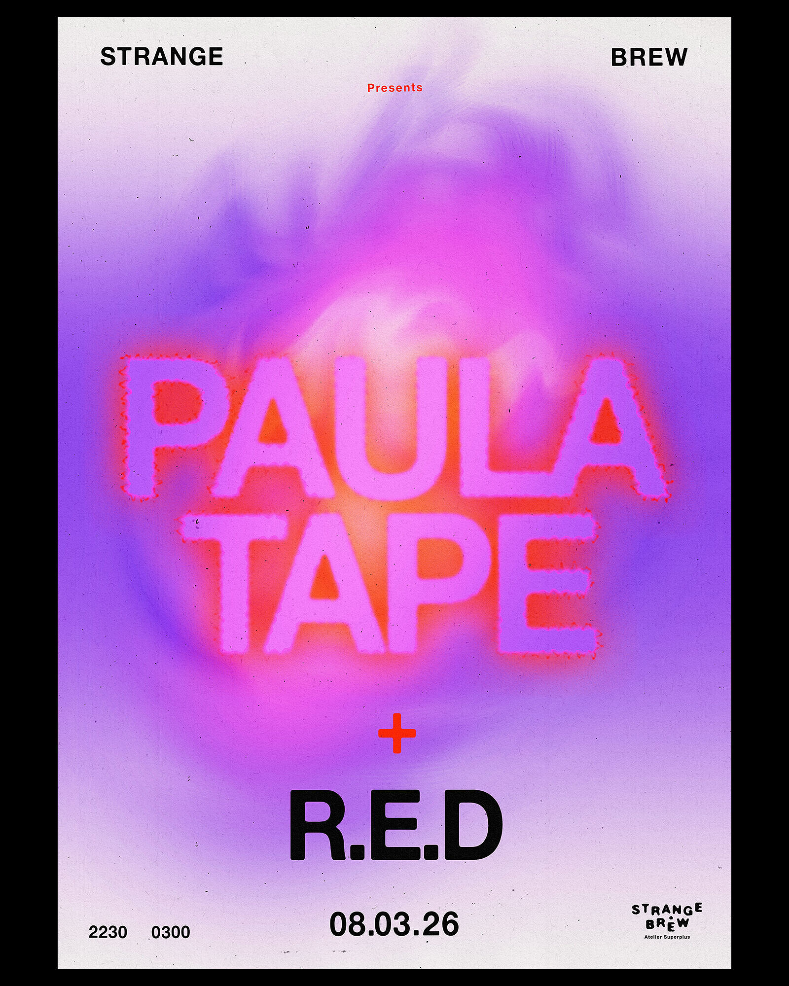 Strange Brew presents Paula Tape w/ R.E.D at Strange Brew