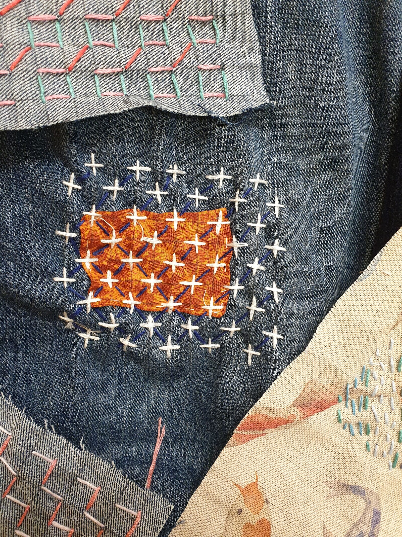 Colourful Sashiko at the Slow Fashion Studio at Slow Fashion Studio @ Sparks Bristol