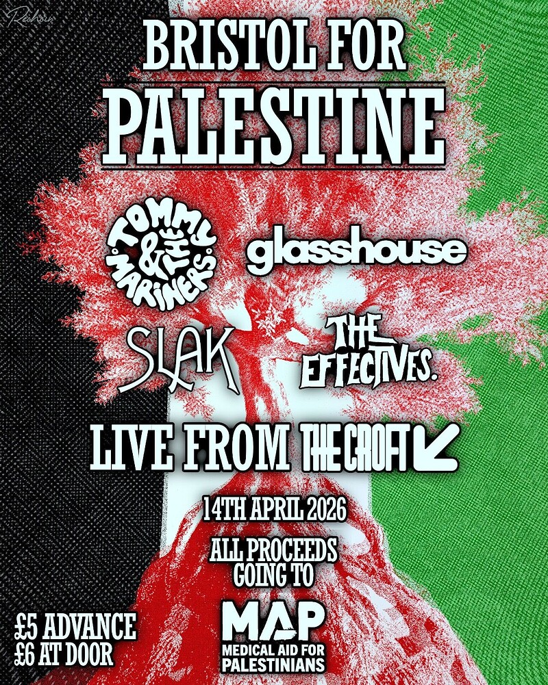 Tommy & The Mariners - Bristol For Palestine at The Croft