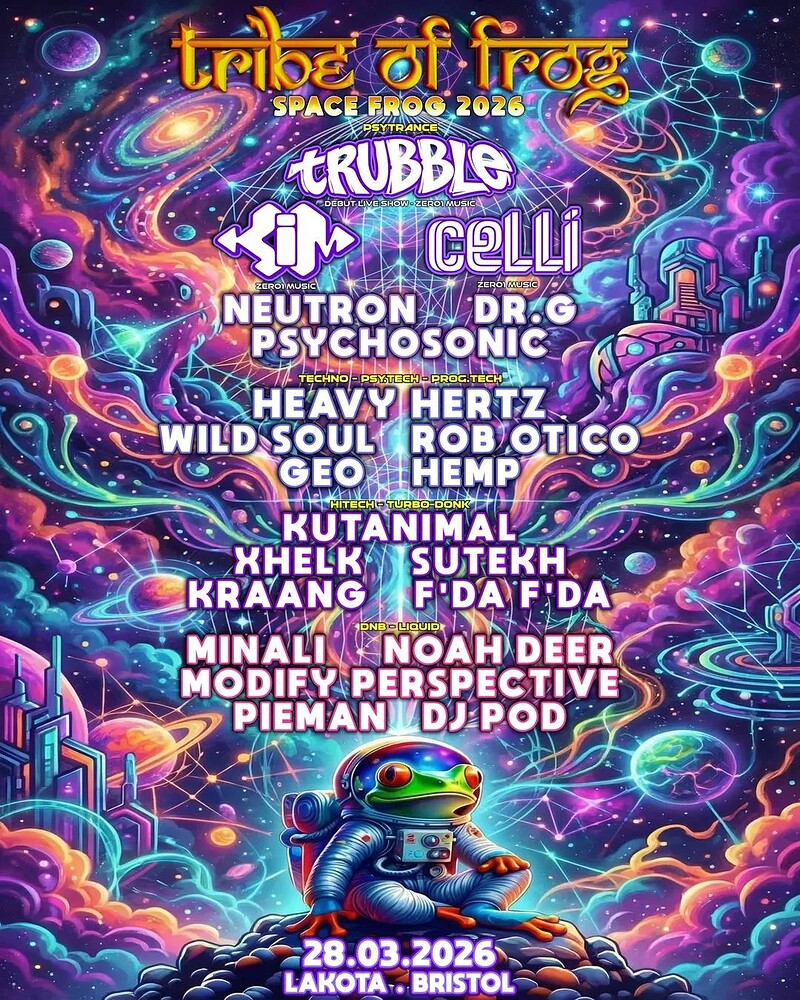 TRiBE of FRoG Space Frog 2026 at Lakota