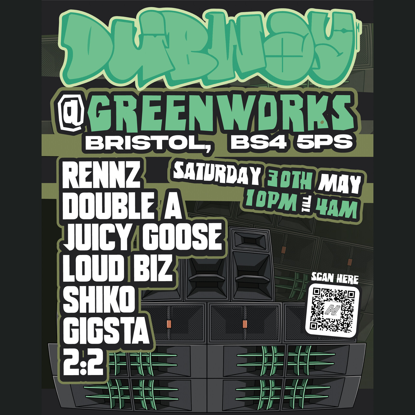 DUBWAY - BACK IN ACTION at Green Works