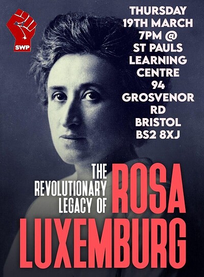 The revolutionary legacy of Rosa Luxemburg at St Pauls Learning Centre