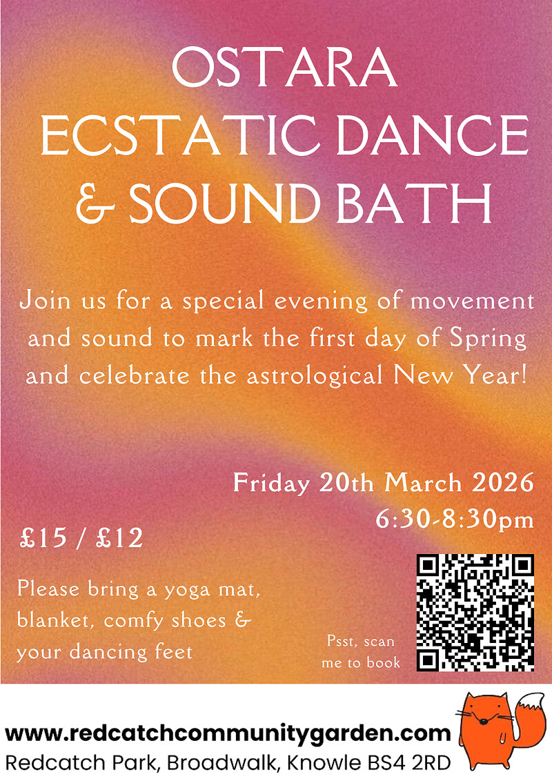Ostara Ecstatic Dance at Redcatch Community Garden
