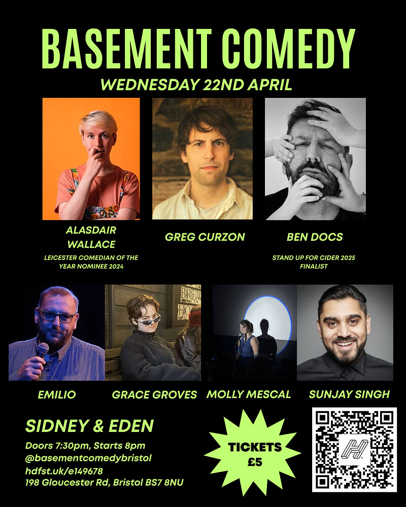Basement Comedy at Sidney & Eden