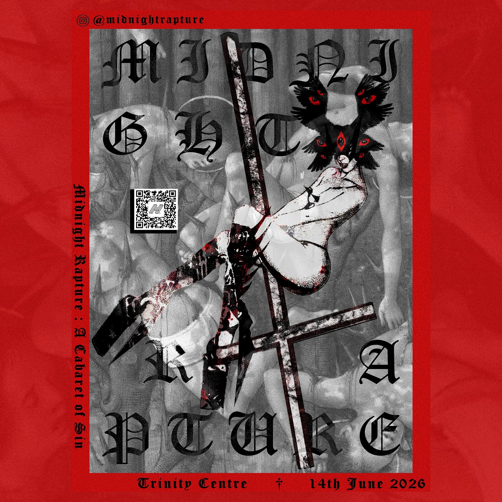 MIDNIGHT RAPTURE: A CABARET OF SIN at Fyfe Hall, The Trinity Centre