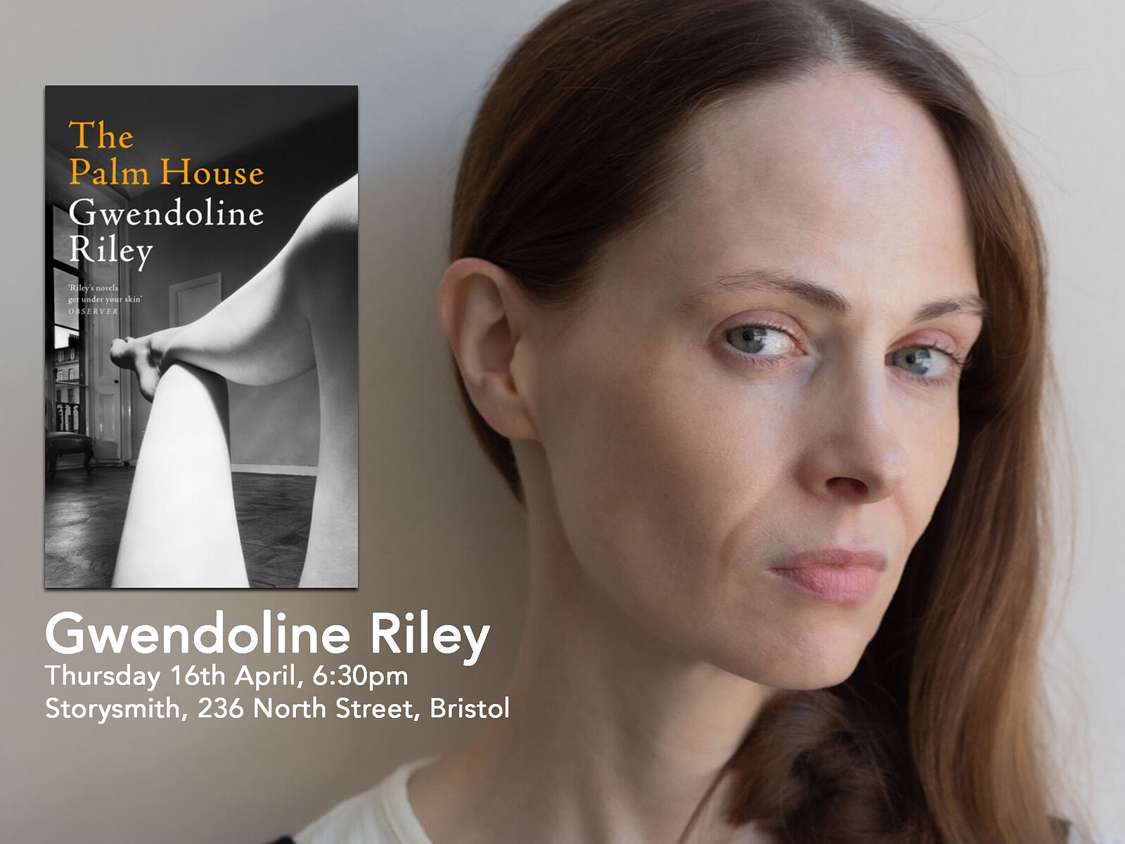Gwendoline Riley: The Palm House at Storysmith