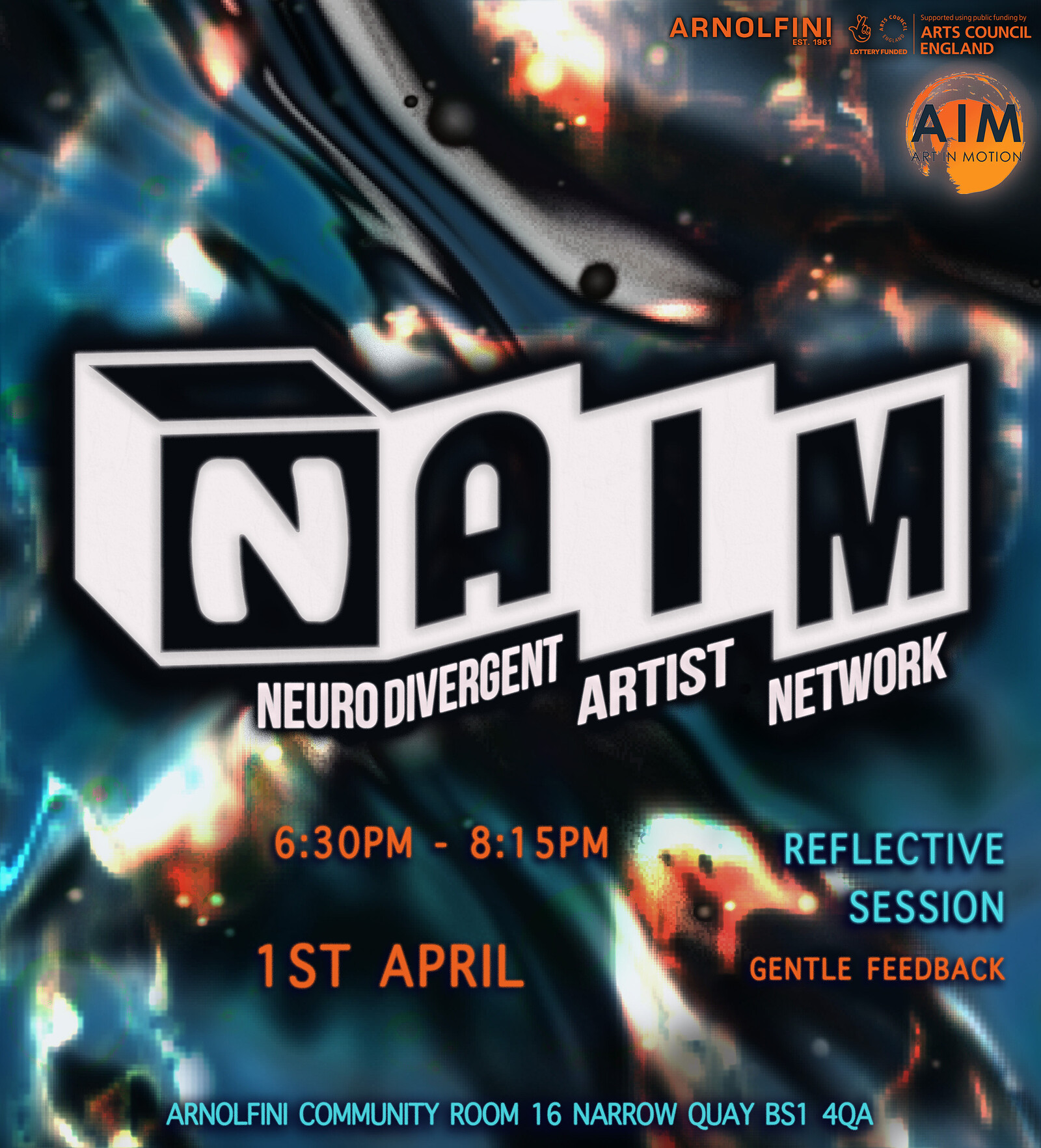 NAIM April Meet Up - Group Crit at Arnolfini