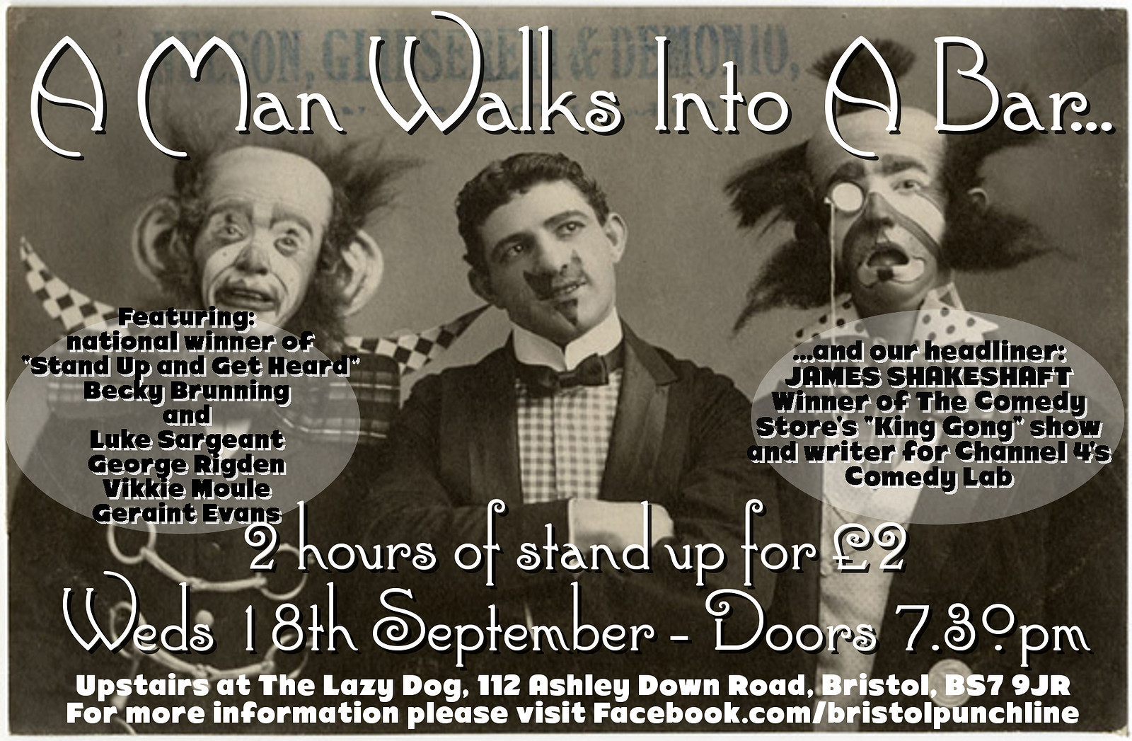 A Man Walks Into A Bar.. at The Lazy Dog