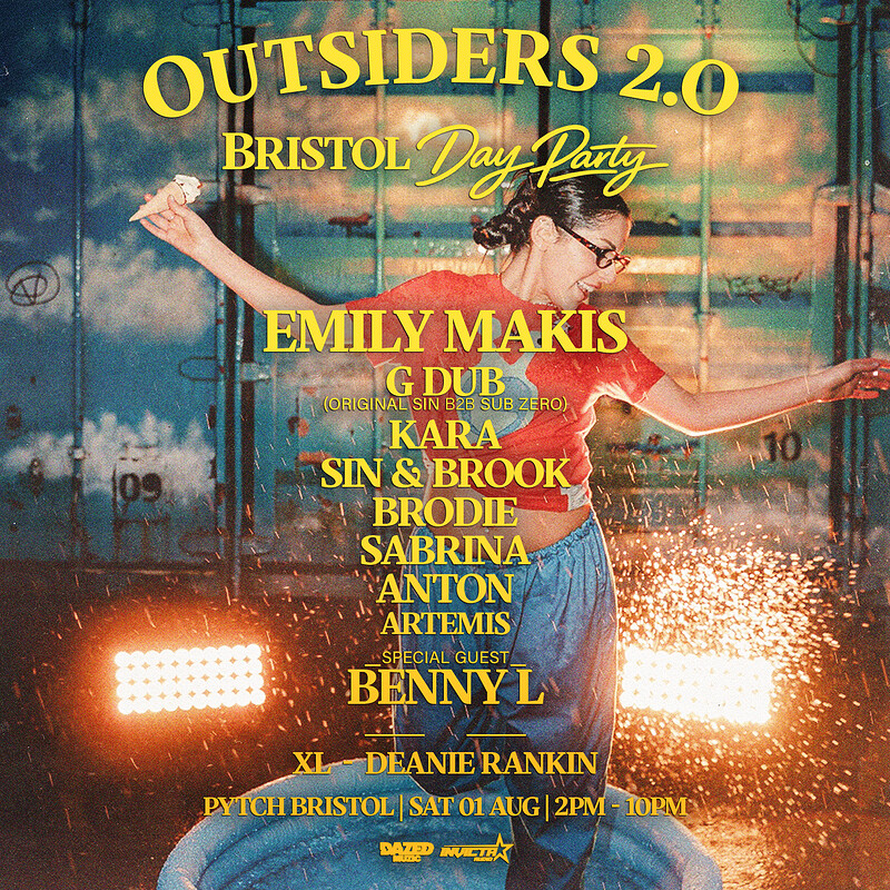 Emily Makis - Outsiders 2.0 Day Party: Bristol at Pytch, 2 Skyline Park, Bristol, BS4 5EN