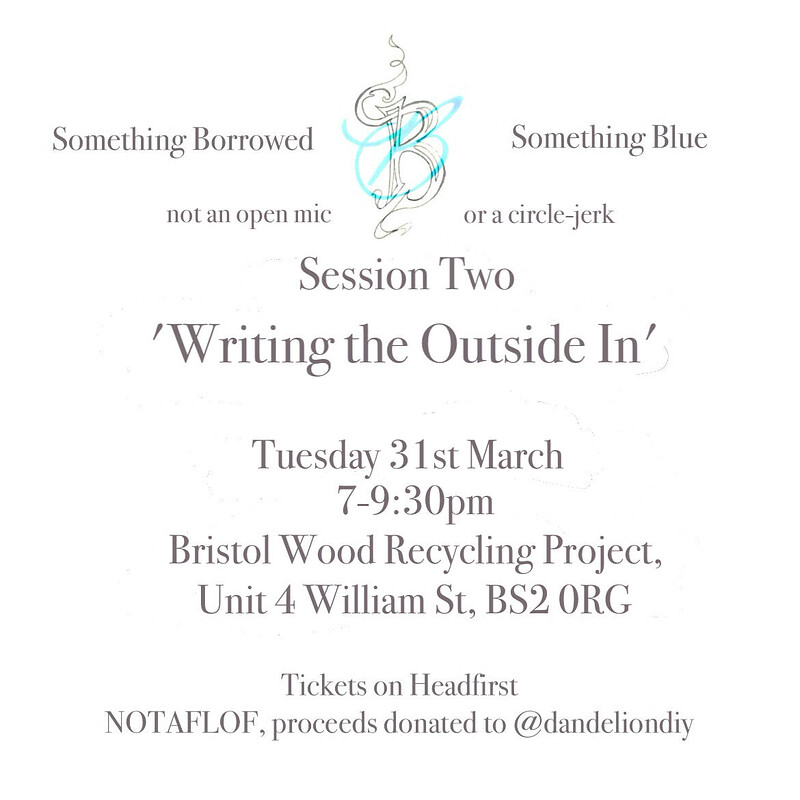 Something Borrowed, Something Blue — Session Two: Writing the Outside In at Bristol Wood Recycling Project