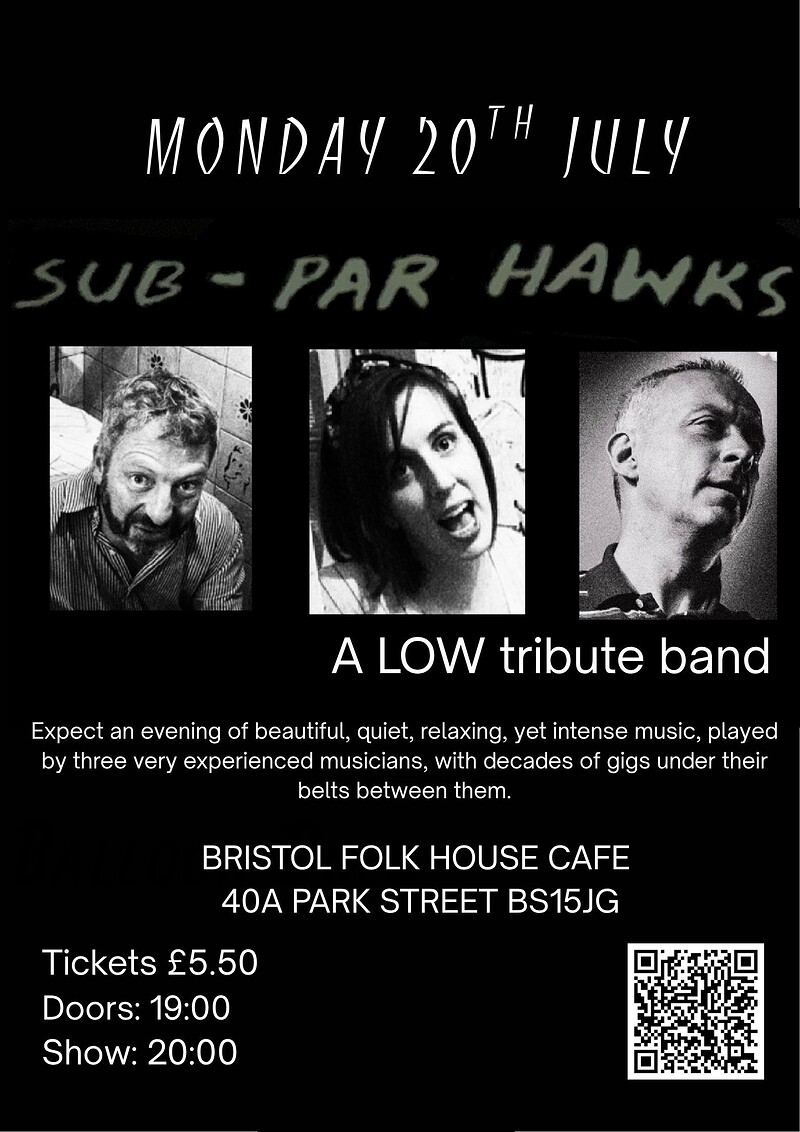 A LOW Tribute Band at Bristol Folk House