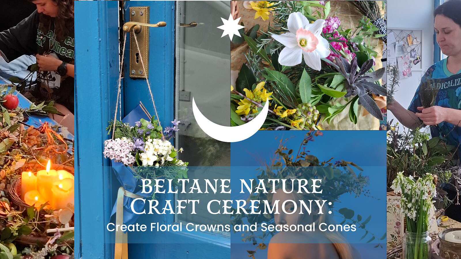 Beltane Nature Ceremony: Create Floral Crowns and Seasonal Cones at L'Étoile Studio
