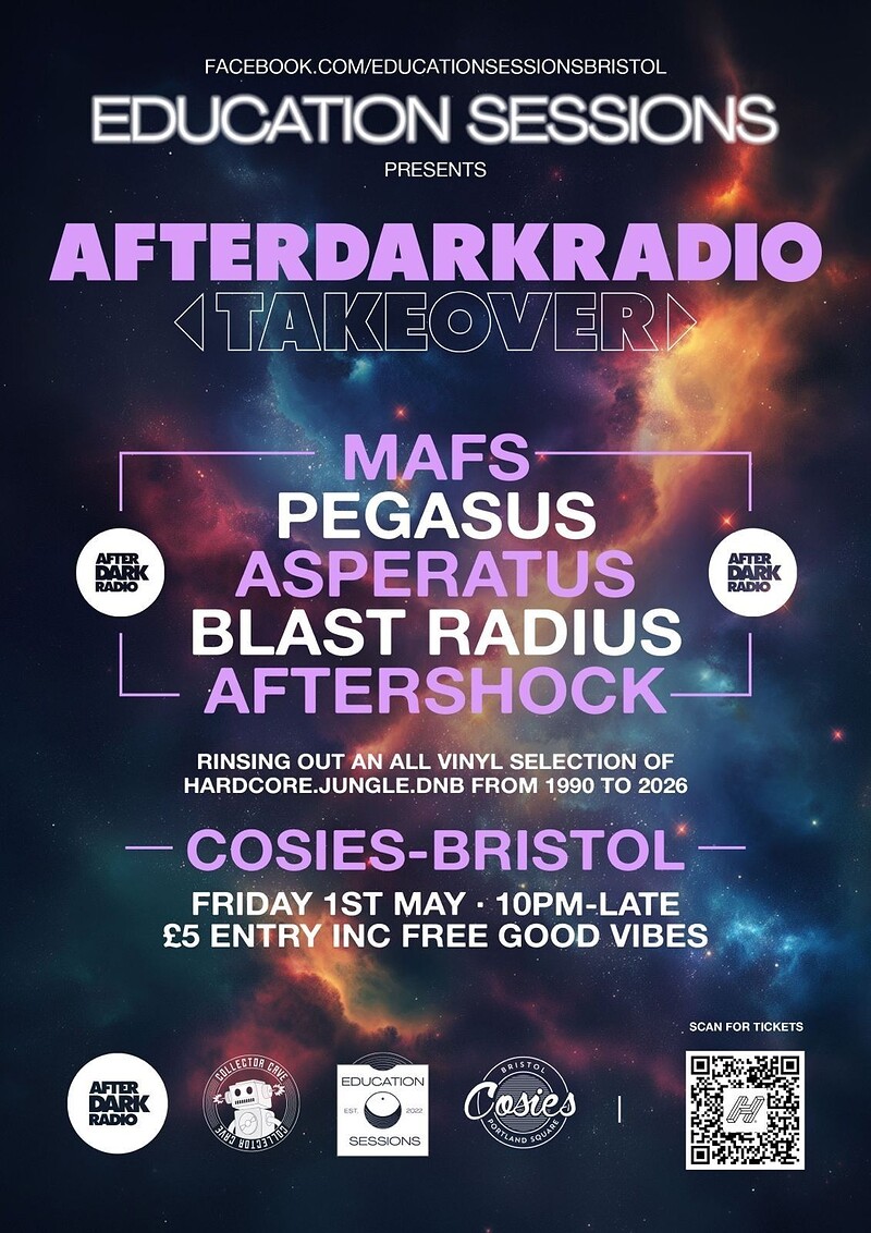 Education Sessions x AfterDarkRadio at Cosies