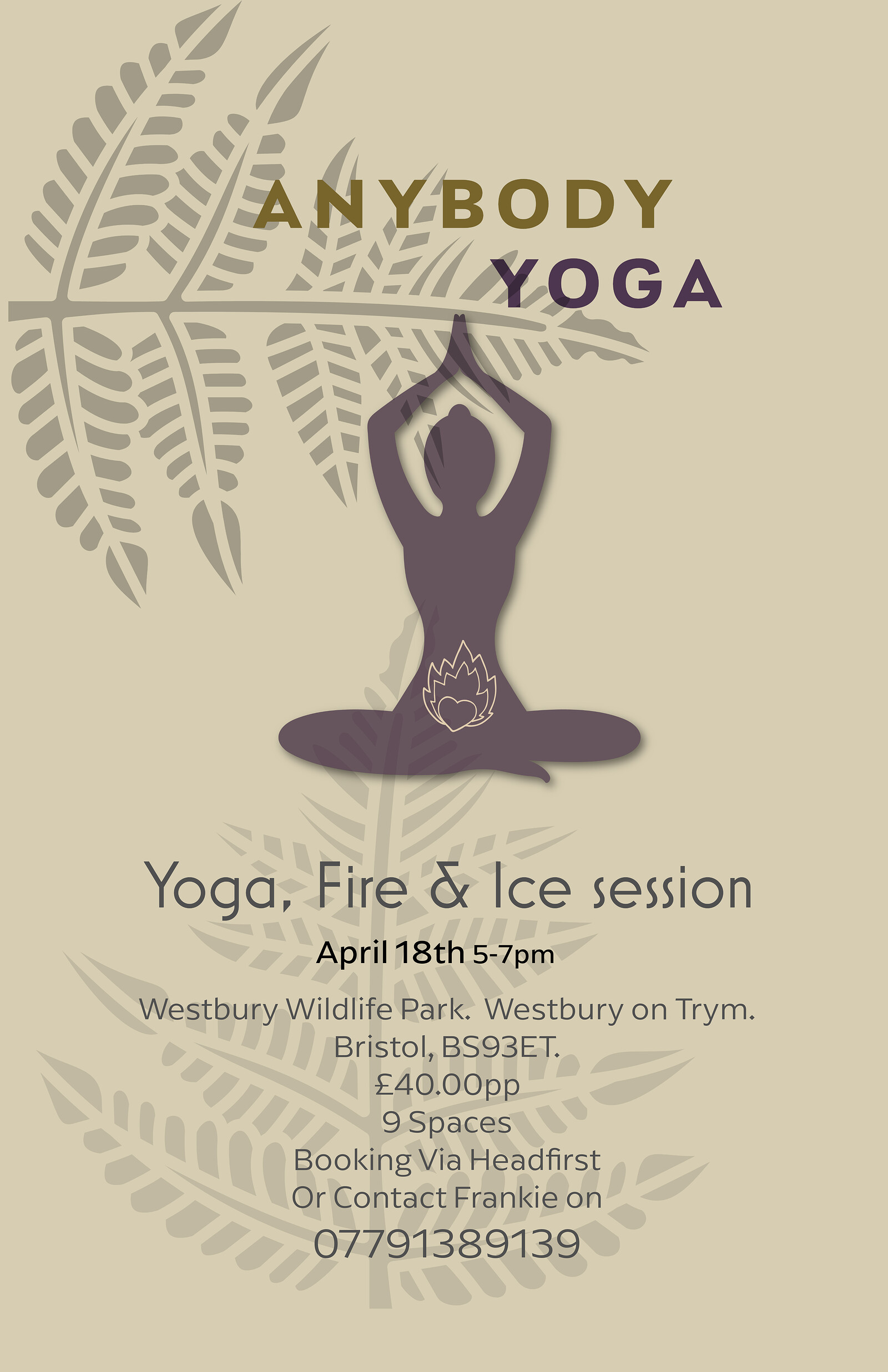 AnyBodyYoga, Fire & Ice Sessions at Westbury Wildlife Park