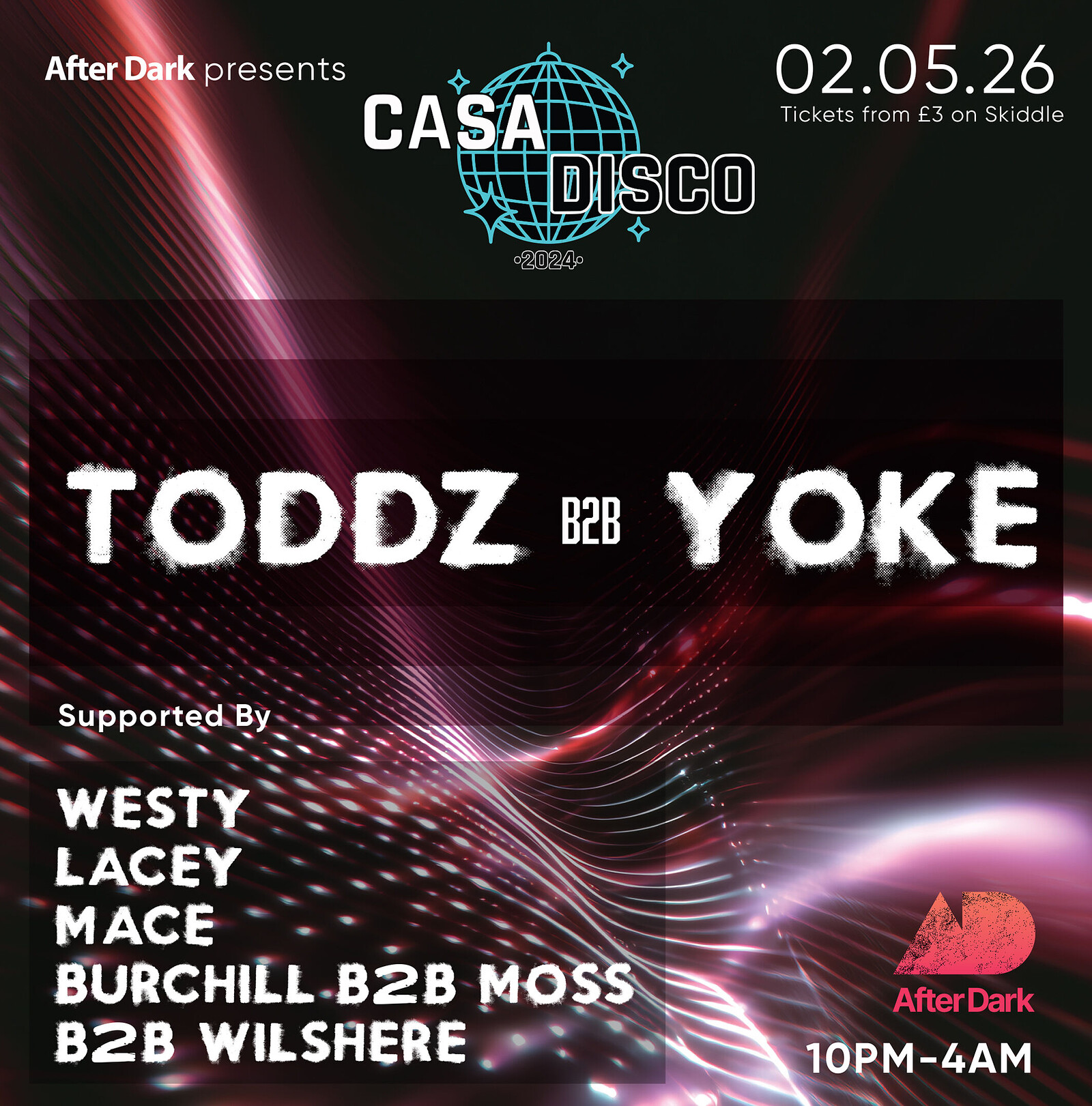 Casa Disco Presents....Toddz B2B YOKE - House & Disco at After Dark