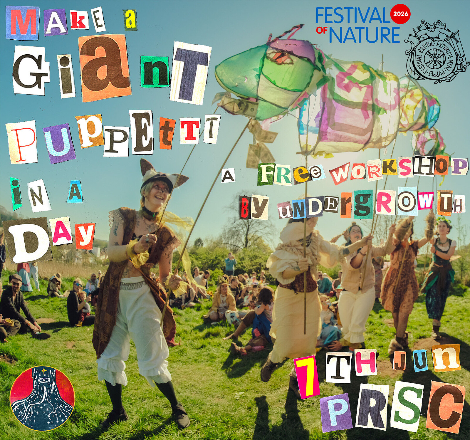 MAKE A GIANT PUPPET IN A DAY at PRSC