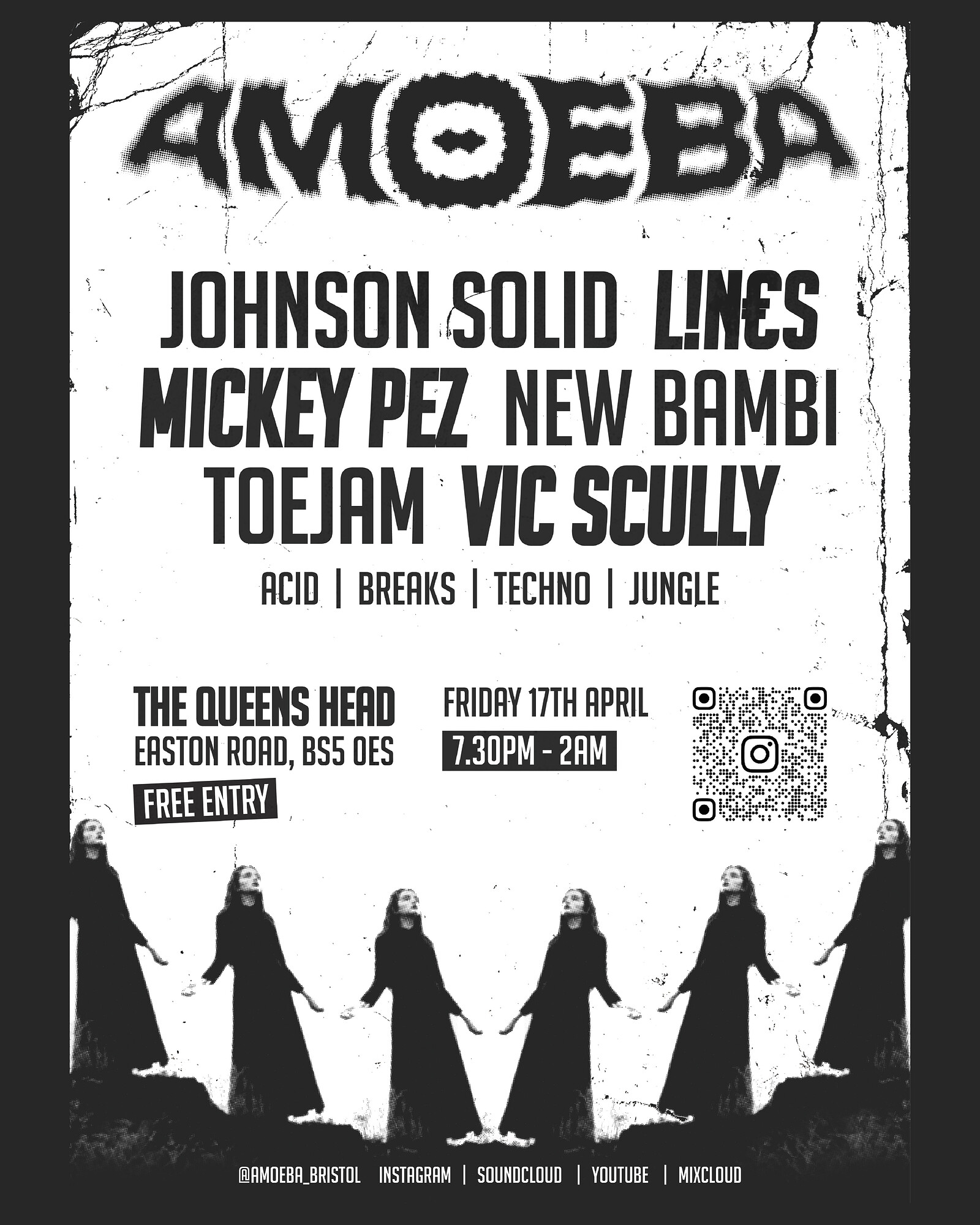 Amoeba at Queens Head Easton