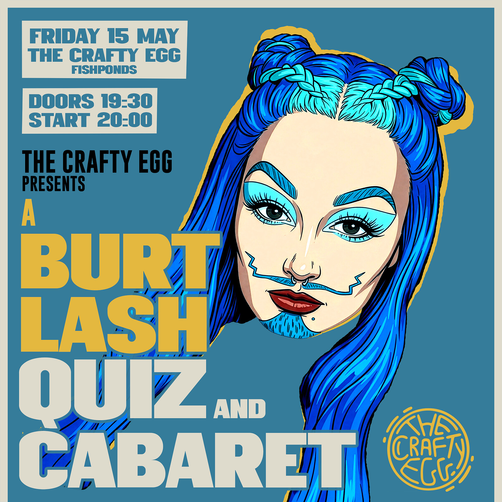 A Burt Lash Quiz and Cabaret at The Crafty Egg (Fishponds)