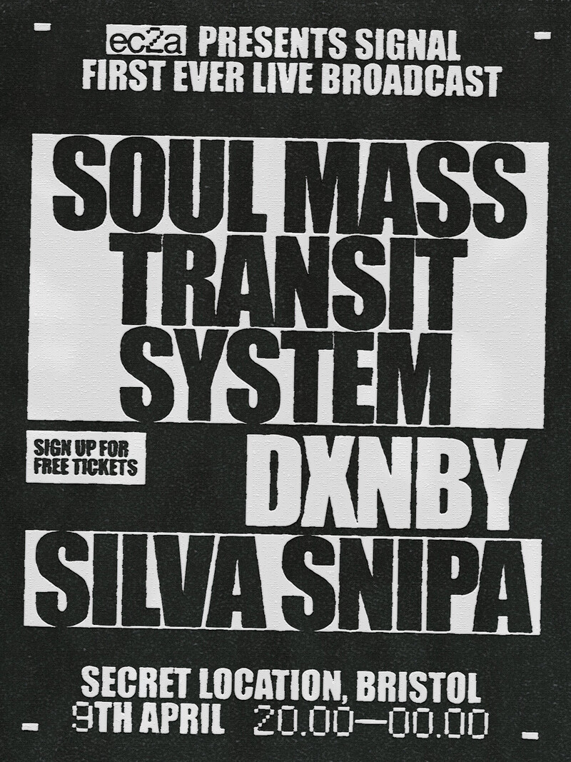 Ec2a presents SIGNAL w/ Soul Mass Transit System, DXNBY & Silva Snipa at The Island