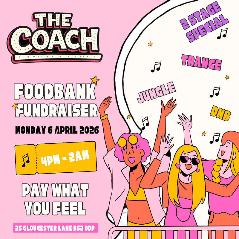 Food Bank Fundraiser at Coach and horses BS2