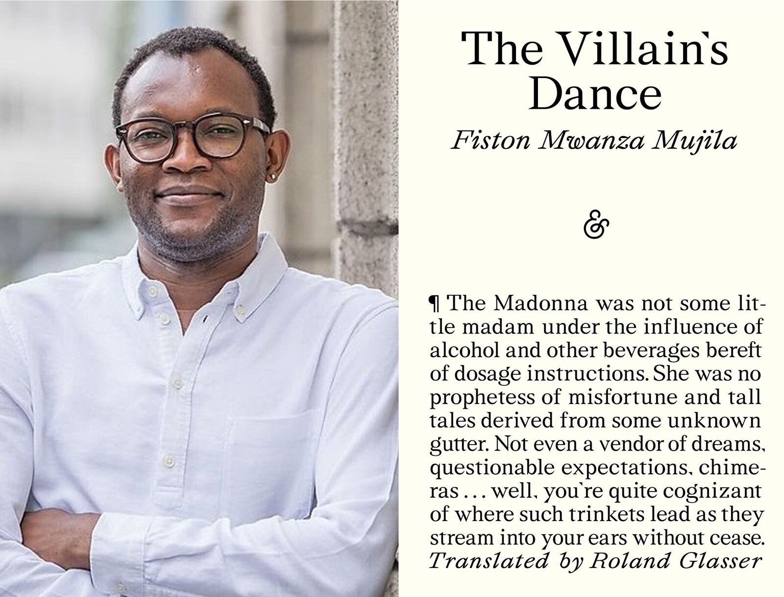 Fiston Mwanza Mujila at Gloucester Road Books