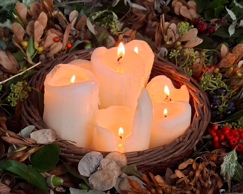 Mabon Ceremony and Nature Crafts Workshop. The Harvest Decorations at L'Étoile Studio